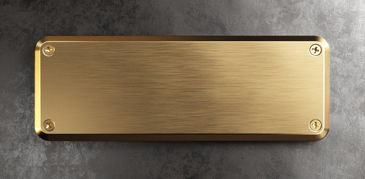 The Beauty of Brass Name Plates: A Comprehensive Guide