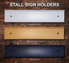 Colored Aluminum Sliding Sign Holders
