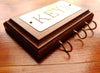 Engraved Brass Name Plate on Solid Walnut Wood Plaque starting at