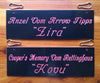 engraved dog crate signs