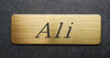 Engraved Tack Trunk Brass Plate