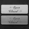 tack trunk plate solid nickel silver 3x1