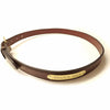 One inch belt with engraved plate