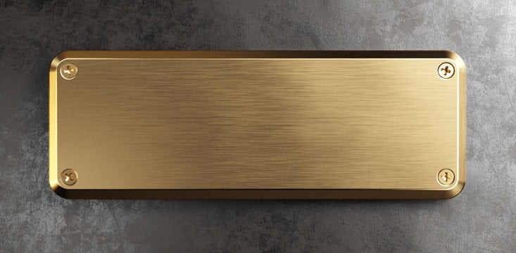 The Beauty of Brass Name Plates: A Comprehensive Guide