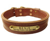 1 1/2" DOG COLLAR 2 Ply Extra Heavy Duty with or without Rolled Leather Handle starting at