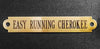Engraved Halter Name Plate XLarge 4 1/2" x 3/4" Solid Brass or Nickel Silver