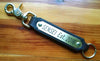Trigger Snap Key Ring fob with engraved plate