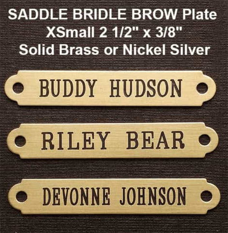 Saddle-Brow--Bridle-Plate-Engraved-XSmall