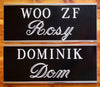 Horse Stall, Barn and Stable Signs Custom Engraved with holders