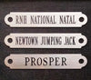 Products ENGRAVED HALTER or COLLAR NAME PLATE MEDIUM 3 1/2" x 5/8"