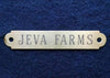engraved halter name plate
